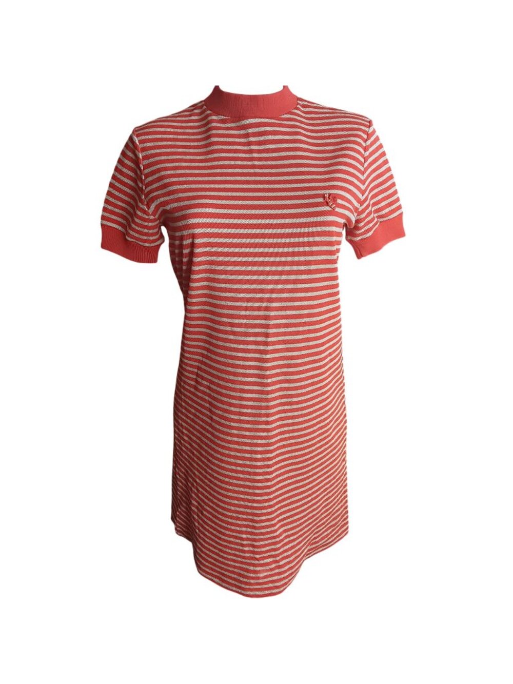 T-shirt Bee Logo True Vintage Shirt Dress Medium Back Zipper 1970's Mod